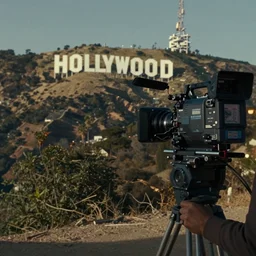 hollywood film scene, cinemetic camera scene