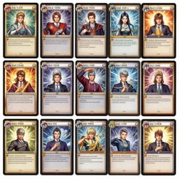 edo style magic cards full set