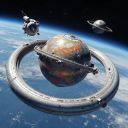 syd mead ring worlds space halo