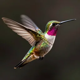 a hummingbird in flight, dramatic lighting, illustration by greg rutkowski, yoji shinkawa, 4 k, digital art, concept art, trending on artstation