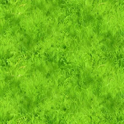 cartoon style seamless ground texture, thick blades of grass with tree roots, stylized, simple shapes, natural colors, artstation 4 k, procedural pbr texture, unreal engine