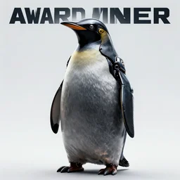 award winner movie poster, the buffed dark cybernetic - penguin, great composition, cinematic light, clean linework, finely detailed, 4 k, exoskeleton, trending on artstation, concept art by greg rutkowski