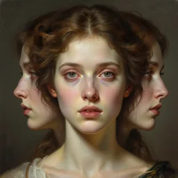 symmetry!! portrait of young woman cursed with ever - increasing physical and mental perfection, slice - of - life, realism, golden ratio face proportions!! intricate, elegant, highly detailed, perfect face!! digital painting, artstation, concept art, smooth, sharp focus, illustration, art by artgerm and greg rutkowski and alphonse mucha