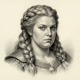 plump female dwarven commoner | complex braided hairstyle | pencil sketch | hyperdetailed | donato giancola | bust portrait | dungeons and dragons |