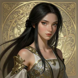 Korra from The Legend of Korra, fantasy, intricate, elegant, highly detailed, digital painting, artstation, concept art, matte, sharp focus, illustration, art by Artgerm and Greg Rutkowski and Alphonse Mucha