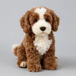 Bernedoodle stuffed animal