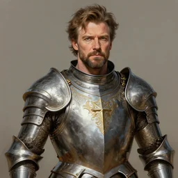 portrait of ricky gervais, d & d, muscular!! armour, intricate, elegant, highly detailed, digital painting, artstation, concept art, smooth, sharp focus, illustration, art by artgerm and greg rutkowski and alphonse mucha