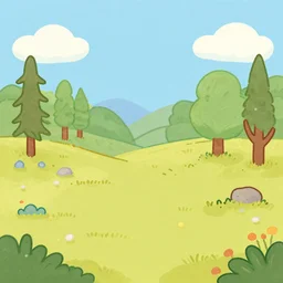 a landscape in the style of wombo dream ai.