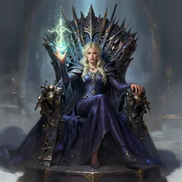 throne of glass fantasy style illustration, a magician casting a spell, d & d, high fantasy, detailed, digital art, artstation, smooth, sharp focus, art by alina ivanchenko and artgerm