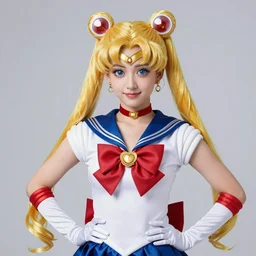 Michael Saylor dressed as Sailor Moon