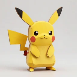 Pikachu made out of Plywood