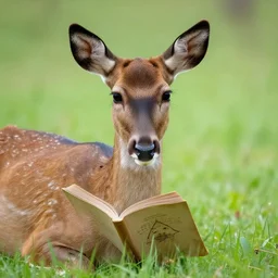 annoyed deer who has just read something annoying
