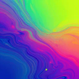 beautiful colorful liquid art, neon colors, gradient