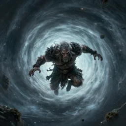 barbarian trapped in a vortex of time space continuum