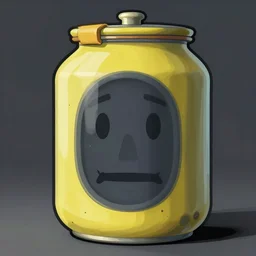 ahegao face hazmat jar, Greg Rutkowski