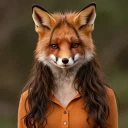 megan fox as a fox creature