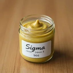 A jar of mustard on the table, Sigma 24mm f/8, 1966,