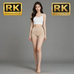 full length photo of a real - life cute beautiful skinny young woman in hot pants, highly detailed, 8 k, hdr, smooth, sharp focus, high resolution, award - winning photo