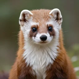 photorealistic, male furry weasel fursona