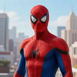 portrait of spiderman in scenic environment by bak karol