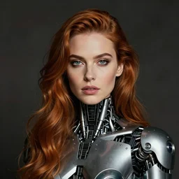 An Ottoman cyborg designed by Shiro Takatani and Nam June Paik, portrait by Annie Liebovitz