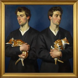 a painting in the style of donato giancola, and in the style of charlie bowater, and in the style of maxfield parrish. symmetry, smooth, sharp focus, semi - realism.