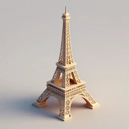 a low poly isometric render of eiffel tower in the style of monument valley, intricate, elegant, smooth shading, soft lighting, illustration, simple, solid shapes, by magali villeneuve, jeremy lipkin and michael garmash, rob rey and kentaro miura style, octane render