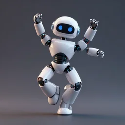 a dancing robot. vray. artstatiom