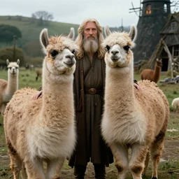 still from the movie'' gandalf and the llama'' ( 1 9 9 6 )