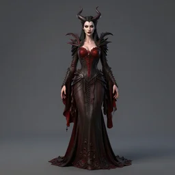 professional portrait photography, evil godess, unreal engine 5, character concept, by anne stokes