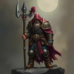 medium shot of a typical character in the style of warhammer fantasy
