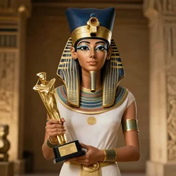 a beautiful award winning photo of Cleopatra in ancient Egypt, 4k cinematic
