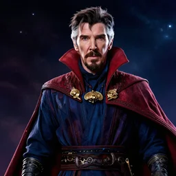 photorealistic art of liam neeson as doctor strange, dynamic lighting, space atmosphere, hyperrealism, stunning visuals