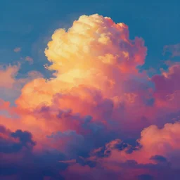 “ a psychedelic portrait of clouds, vibrant color scheme, highly detailed, in the style of romanticism, cinematic, artstation, moebius, greg rutkowski ”