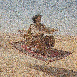 a brown man aladdin floating on a magical carpet ride over the arabic desert. realistic 16k footage. a brown man aladdin floating on a magical carpet ride over the arabic desert. realistic 16k footage.