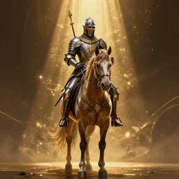 centered portrait of the Knight riding a horse in space, realistic character concept, high fantasy, light atmosphere, golden ratio, cinematic lighting, hyperdetailed, high resolution, insanely detailed and intricate, artstation, Marc Simonetti, Greg Rutkowski, octane render, 8k