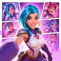 selfie of Sombra of overwatch character heartstone concept Blizzard pixar maya engine on stylized background splash comics global illumination lighting artstation lois van baarle, ilya kuvshinov, rossdraws