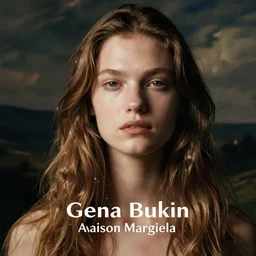 gena bukin as maison margiela model