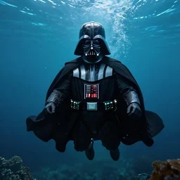 darthvader underwater