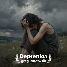 an artistic painting of depression, midjourney, by greg rutkowski, artstation