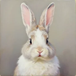 painting of the mona rabbit bunny ears lisa as a bunny rabbit bunny rabbit bunny rabbit, trending on artstation