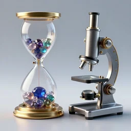 test tube spinner made of gemstones,steampunk clepsydra,steam microscope; science,laboratory equipments,digital concept art,photorealistic,8k