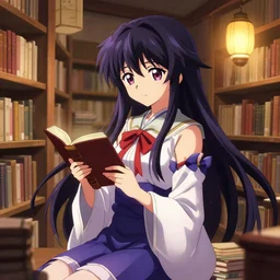 pixiv artwork of patchouli knowledge from touhou project, patchouli knowledge touhou book lamp library artwork by greg rutkowski makoto shinkai key art kyoto animation 4 k 8 k ultrahd trending