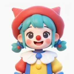 cute clown girl