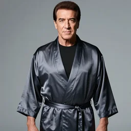 tony danza as a striking model in fashion photography, designer runway robe that looks like brain matter, billowing, pink, roiling, detailed