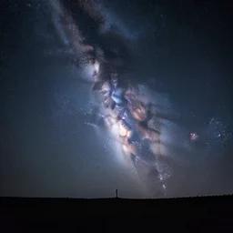 a photo of the Milky Way