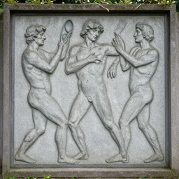 ruth bernhard garden, interpretation of the frieze of life by munch