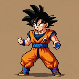 pixel art goku