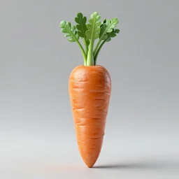 An anatomically correct carrot