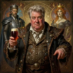 david lynch as fat drunk tavern owner, fame of thrones, warhammer, fibonacci, sweat drops, intricate fashion clothing, insane, intricate, highly detailed, surrealistic, digital painting, artstation, concept art, smooth, sharp focus, illustration, unreal engine 5, 8 k, art by artgerm and greg rutkowski and alphonse mucha